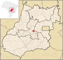 Location in Goiás state