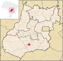 Location in Goiás state