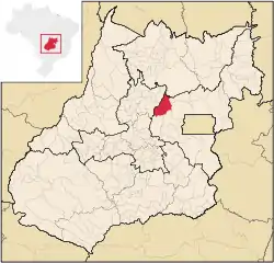 Location in Goiás state