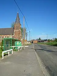 The main road of Gommecourt