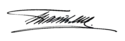Grand Duchess Tatiana Nikolaevna's signature