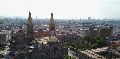 Panorama of the city of Guadalajara