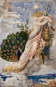 The Peacock Complaining to Juno (1881), 31 x 21&nbsp;cm, Musée Gustave Moreau