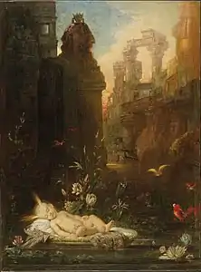 The Infant Moses (c. 1876–78), 185 x 136.2&nbsp;cm, Fogg Museum