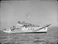 The Flower-class corvette HMS Borage was one of the seventeen escorts of Convoy HX 214.