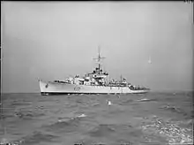 A small warship