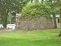 Haggerston Castle. ?Medieval wall possibly of castle