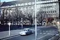 Haus der Schweiz&nbsp;[de], Unter der Linden at FriedrichStrasse, East Berlin, February 1975