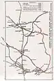 Railway lines around Hemsworth and South Emsall; Moorthorpe, Hickleton, Bolton-upon-Dearne, and Swinton in 1910