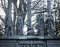 The Calvary of Protest by Yves Hernot, created to protest the statue of Renan.