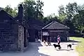 The visitor area today