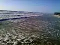 High surf on a chilly afternoon in late October