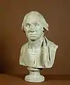 Bust of Washington based on a life mask cast in 1786, National Portrait Gallery