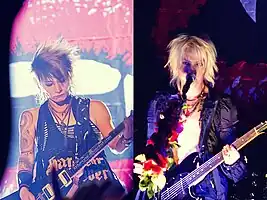 Vamps in New York City on October 9, 2010  From left: K.A.Z and Hyde