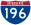 Interstate 196 marker