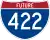 Future Interstate 422 marker