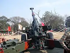 Dhanush 155&nbsp;mm artillery gun in L39, L45 and L52 configurations by GCF