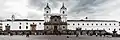 The large Basilica of San Francisco, in Quito, Ecuador, built between 1535 and 1650