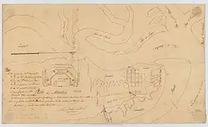 Sketch of Amelia Island, Francisco Cortazar