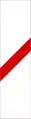 Level crossing countdown marker (placed at one-third of the distance from the crossing, usually 50&nbsp;m)