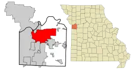 Location of Independence in Missouri