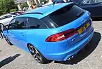 Jaguar XF-RS Sportbrake, showing the floating roof effect at the rear