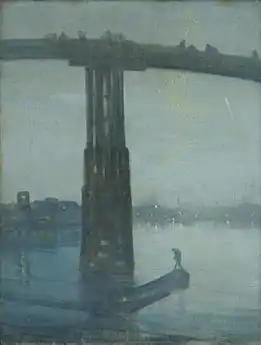 Nocturne: Blue and Gold&nbsp;– Old Battersea BridgeWhistler, c. 1872–75