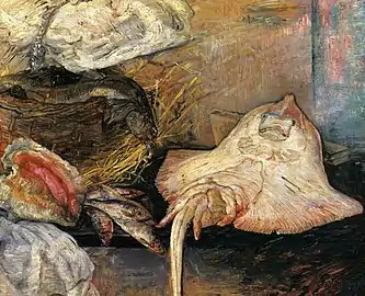 Still Life with Ray (1892) oil on canvas, 80 x 100&nbsp;cm., Royal Museums of Fine Arts of Belgium, Brussels
