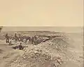 British Sailor's Battery, photograph, 1855