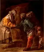 Jan van de Venne, The fortune teller, 1631–1651, oil on canvas, 102 × 85&nbsp;cm.
