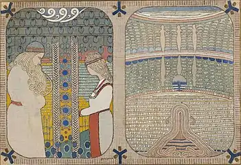 Courting of Aino and Aino Drowns Herself, Joseph Alanen&nbsp;[fi], 1908–1910