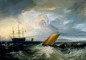 Joseph Mallord William Turner, Sheerness as Seen From the Nore (1808), 104.5 × 149.6&nbsp;cm.