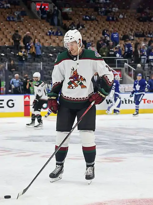 Josh Brown playing with the Coyotes in 2022 (Quintin Soloviev).jpg