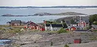 A fishing village at Jurmo Island in Korpo, Finland