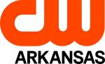 The CW network logo in red-orange with the word "Arkansas" in black below it.