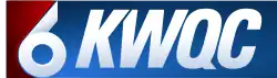 Logo for KWQC as of 2023.