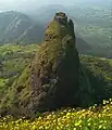 Kalavantin Durg, one of many 'hill forts' used by the maratha empire.
