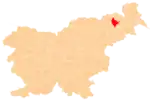 Location of the Municipality of Lenart in Slovenia