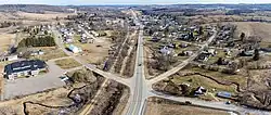 Wis-71 running through town
