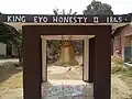 Bell of King Eyo Honesty II at Creek Town