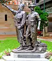 Memorial to Korea, Malaya and Borneo conflicts by Rhyl Hinwood