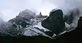 Krapf Rognon (4,800&nbsp;m or 15,748&nbsp;ft) and Krapf glacier