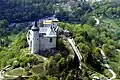 Kunětická hora from air