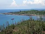 Lý Sơn Island in the background, seen from Sơn Thủy area.
