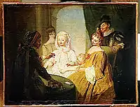 The Conjurer, c. 1725–1730, Louvre, Paris
