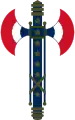 UnofficialAlternate version of the Francisque emblem of Philippe Pétain, chief of state of the French State