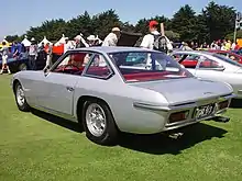 Lamborghini Islero rear view.