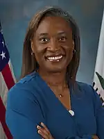 Junior U.S. Senator Laphonza Butler[58]