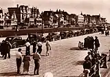 Pre-war view of the seaside promenade