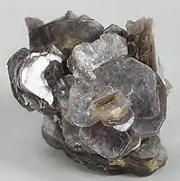 Lavender lepidolite "books" from Himalaya Mine, Mesa Grande District, San Diego County, California, US. Size: 4.8 x 3.9 x 3.5&nbsp;cm